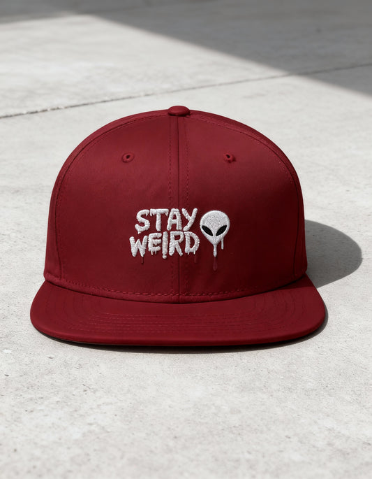 Stay Weird Snapback Cap