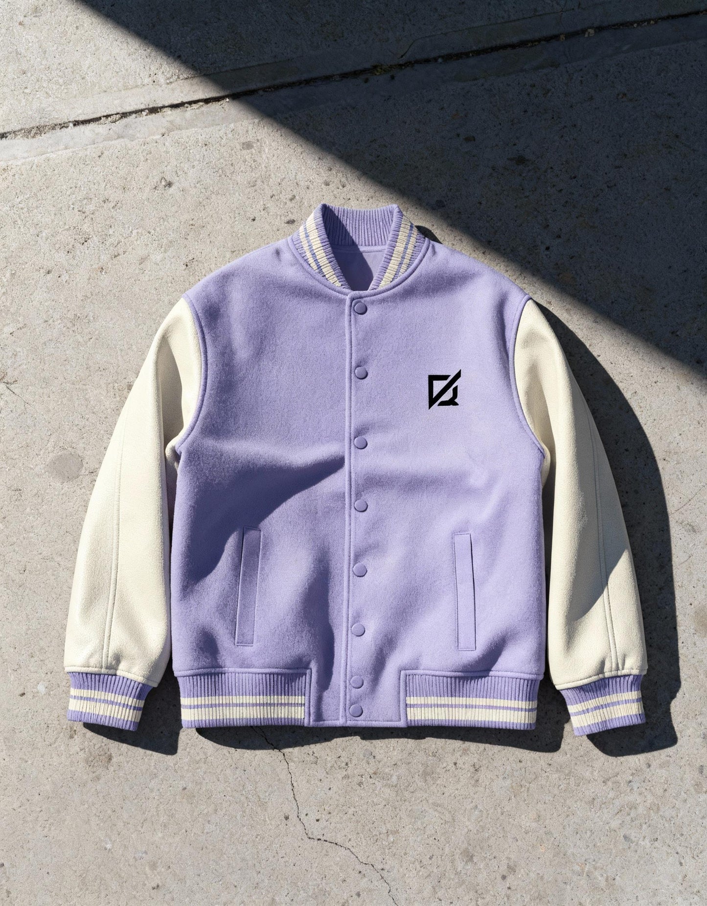 Lavender Varsity Jacket