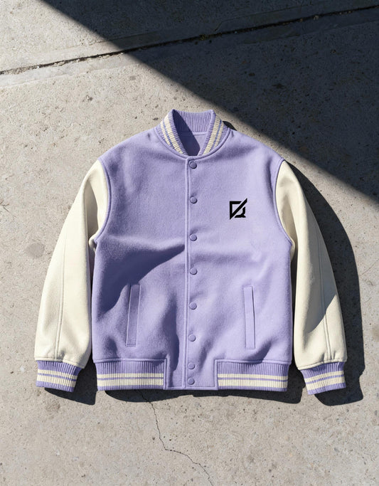 Lavender Varsity Jacket