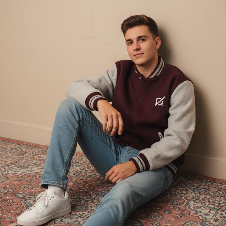 Maroon Varsity Jacket