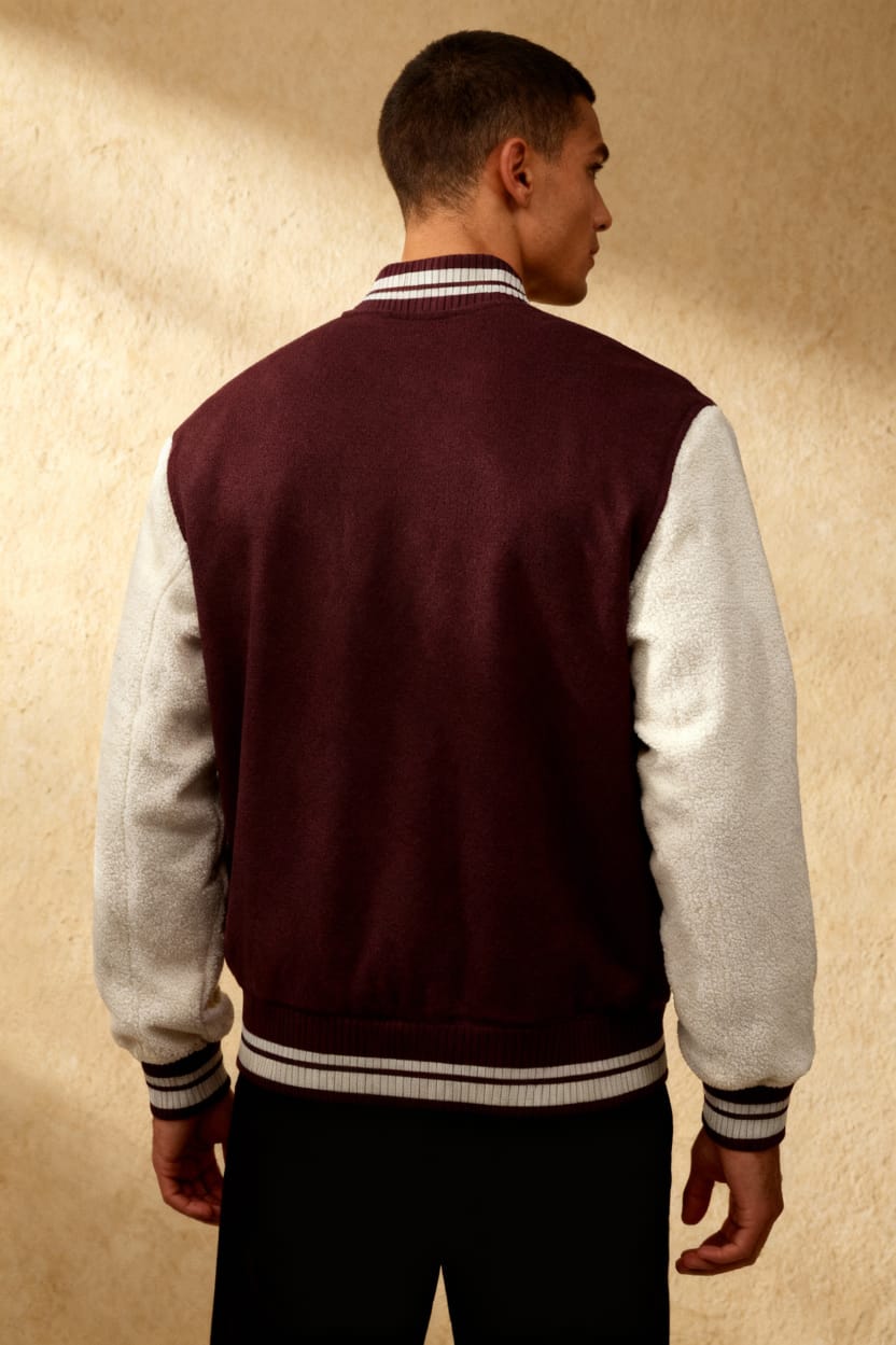 Maroon Varsity Jacket