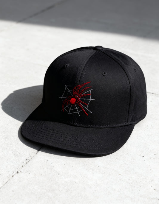 Spider Web Snapback Cap