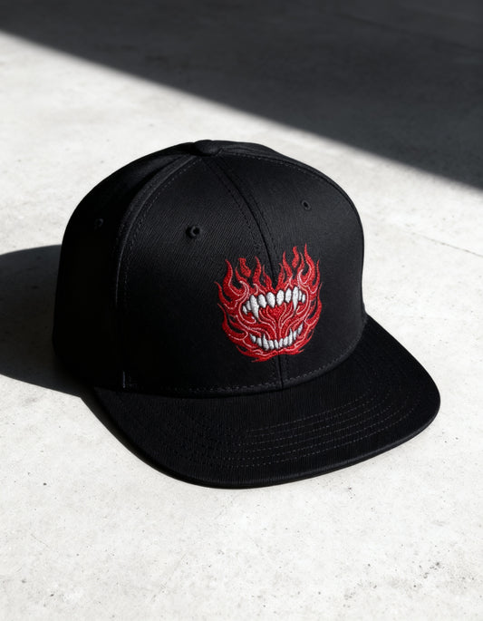 Demon Teeth Snapback Cap