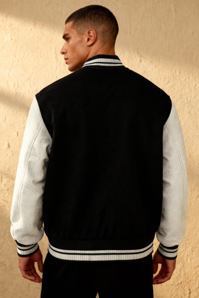 Black Varsity Jacket