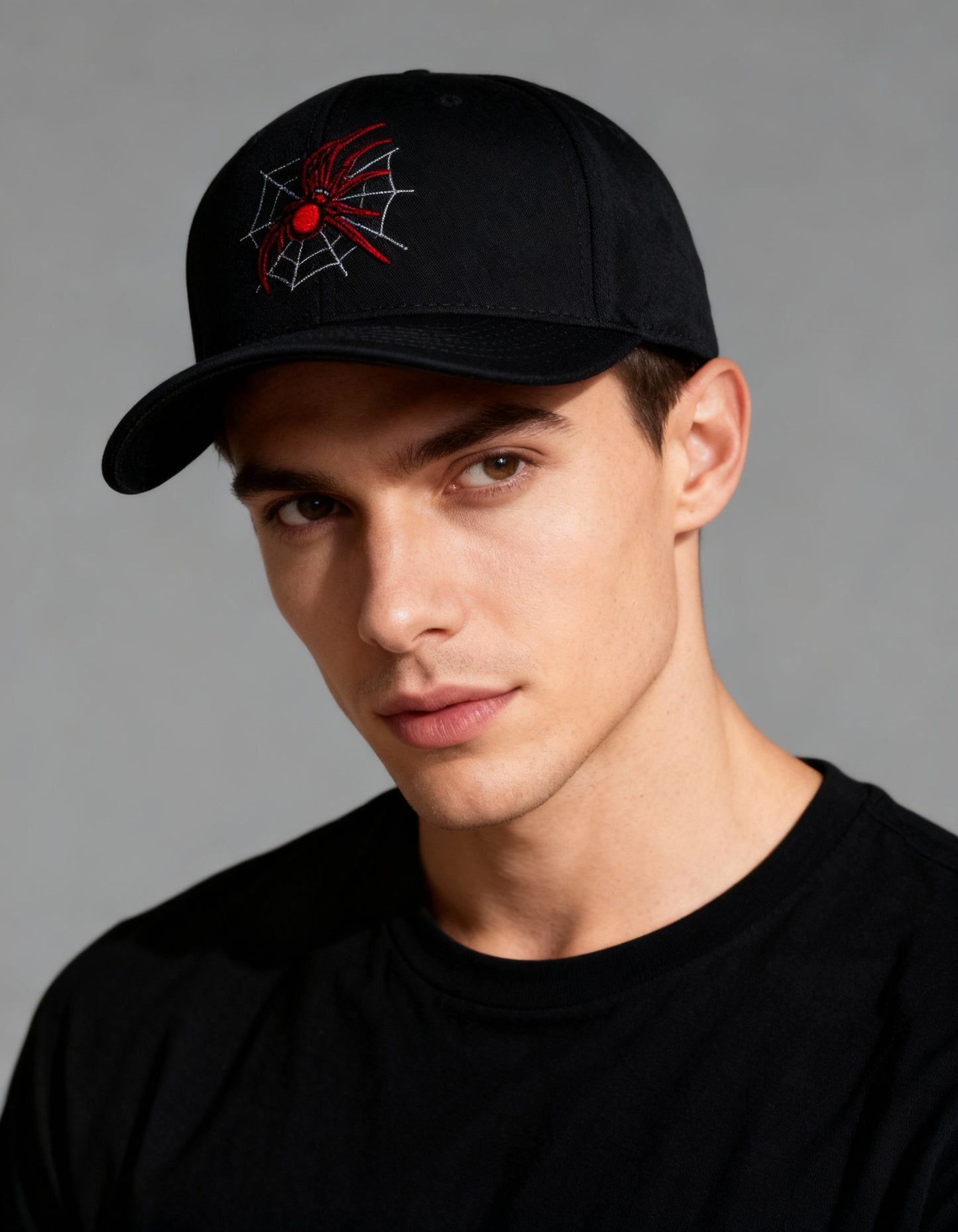 Spider Web Snapback Cap